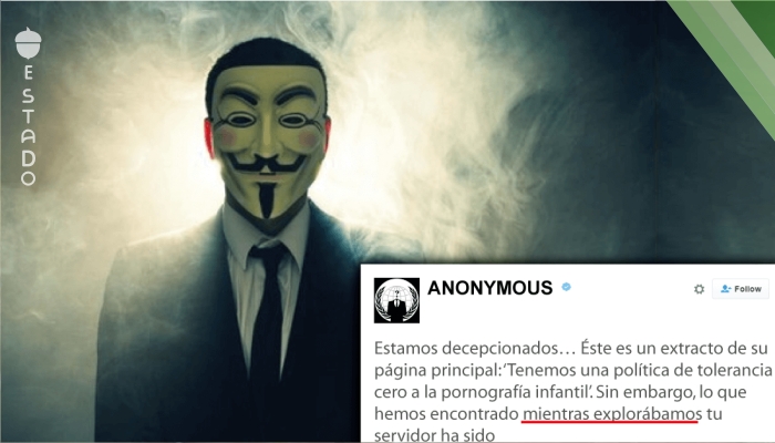 Pensaron que estaban ocultos, hasta que Anonymous derribó más de 10 mil sitios de pornografía infantil
