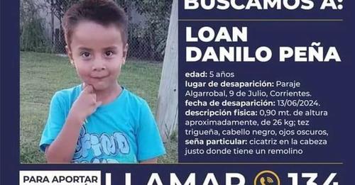 Dramático giro en la desaparición del pequeño Loan en Argentina: su tía denuncia que fue atropellado y está muerto